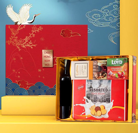 MẪU HỘP QUÀ TẾT 2023 CÓ IN LOGO MIỄN PHÍ MẪU 3